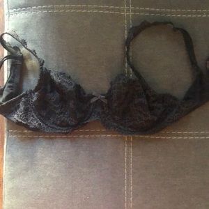 Lacy black bralette